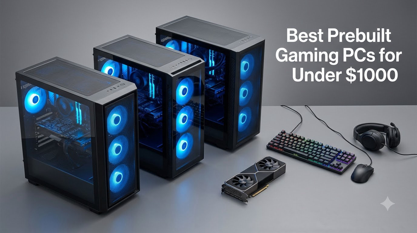 Best Prebuilt Gaming PCs for Under $1000