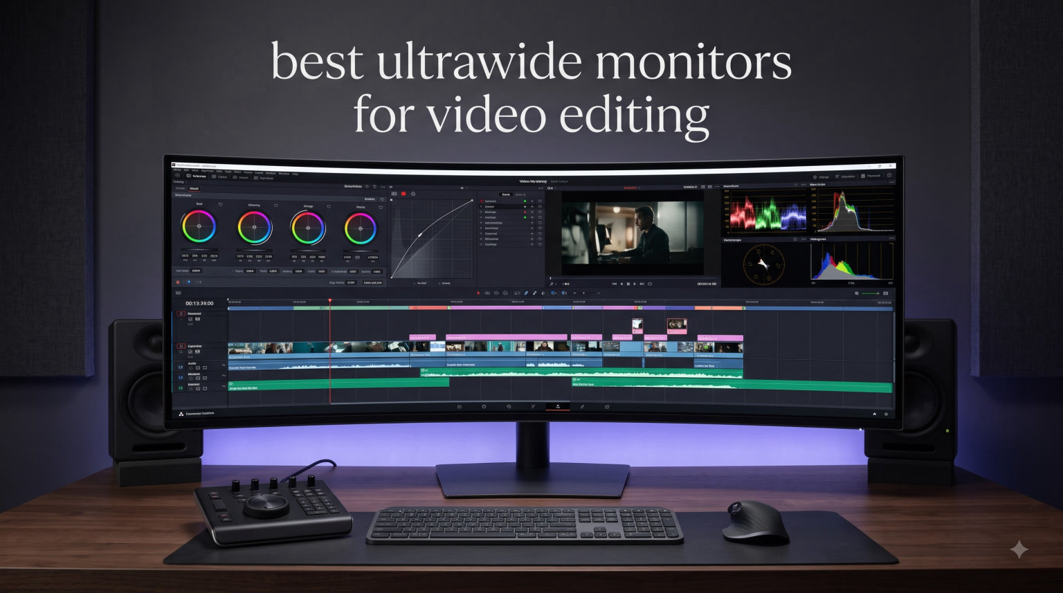 best ultrawide monitors for video editing