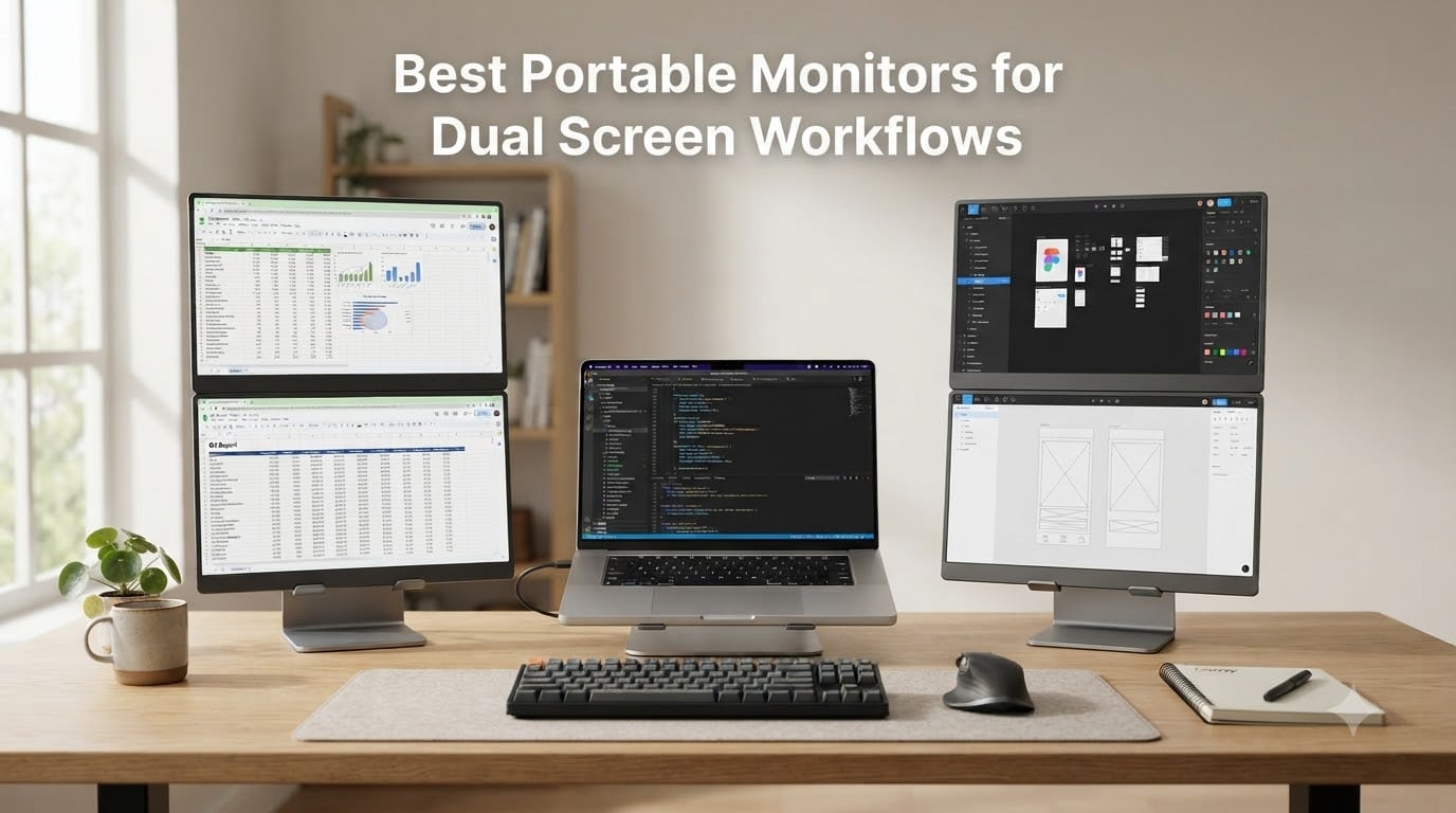 Best Portable Monitors for Dual Screen Workflows