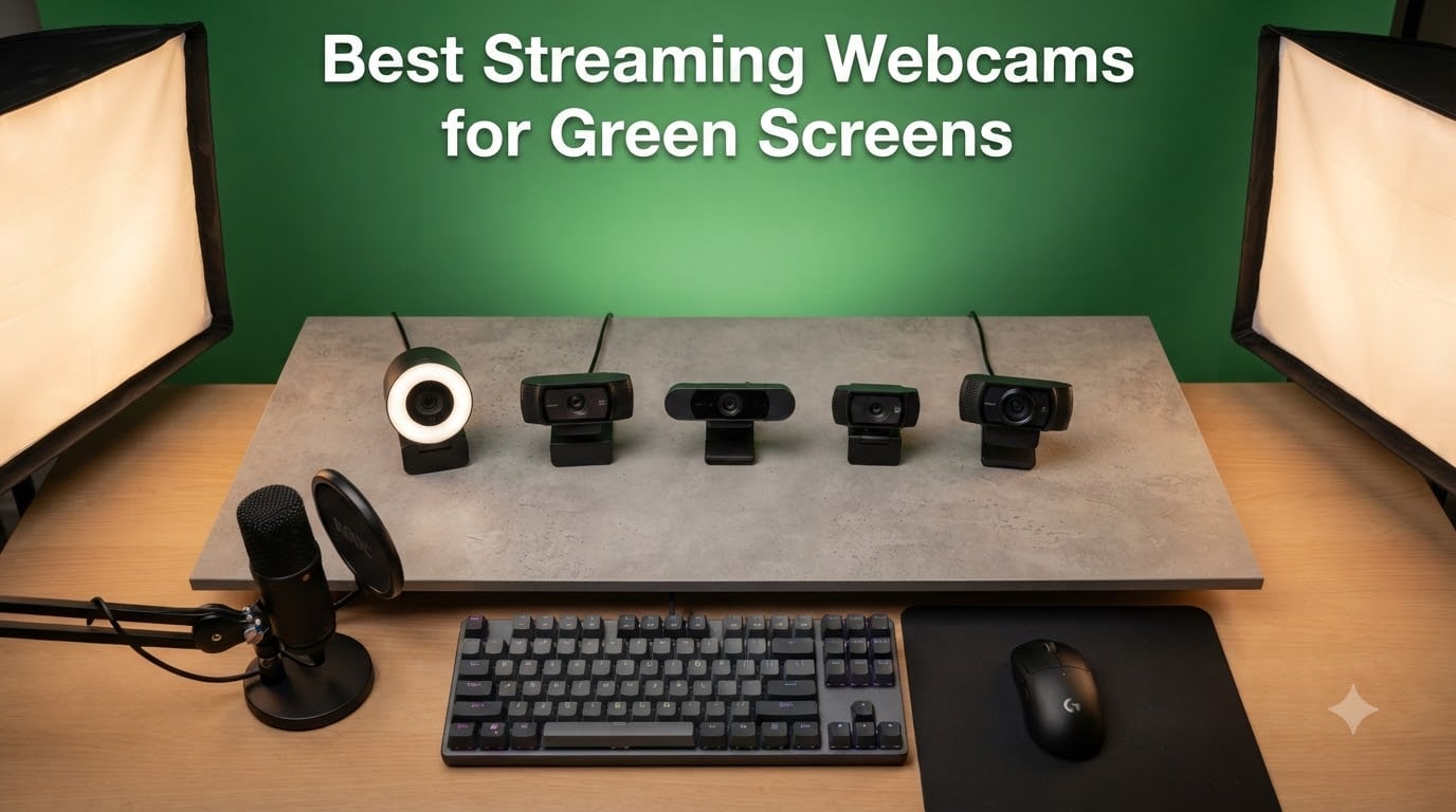 Best Streaming Webcams for Green Screens