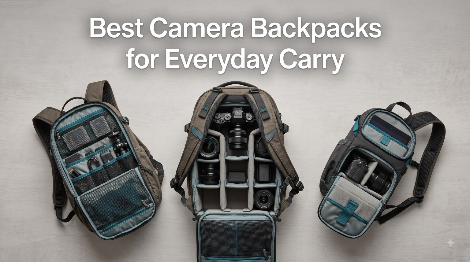 Best Camera Backpacks for Everyday Carry