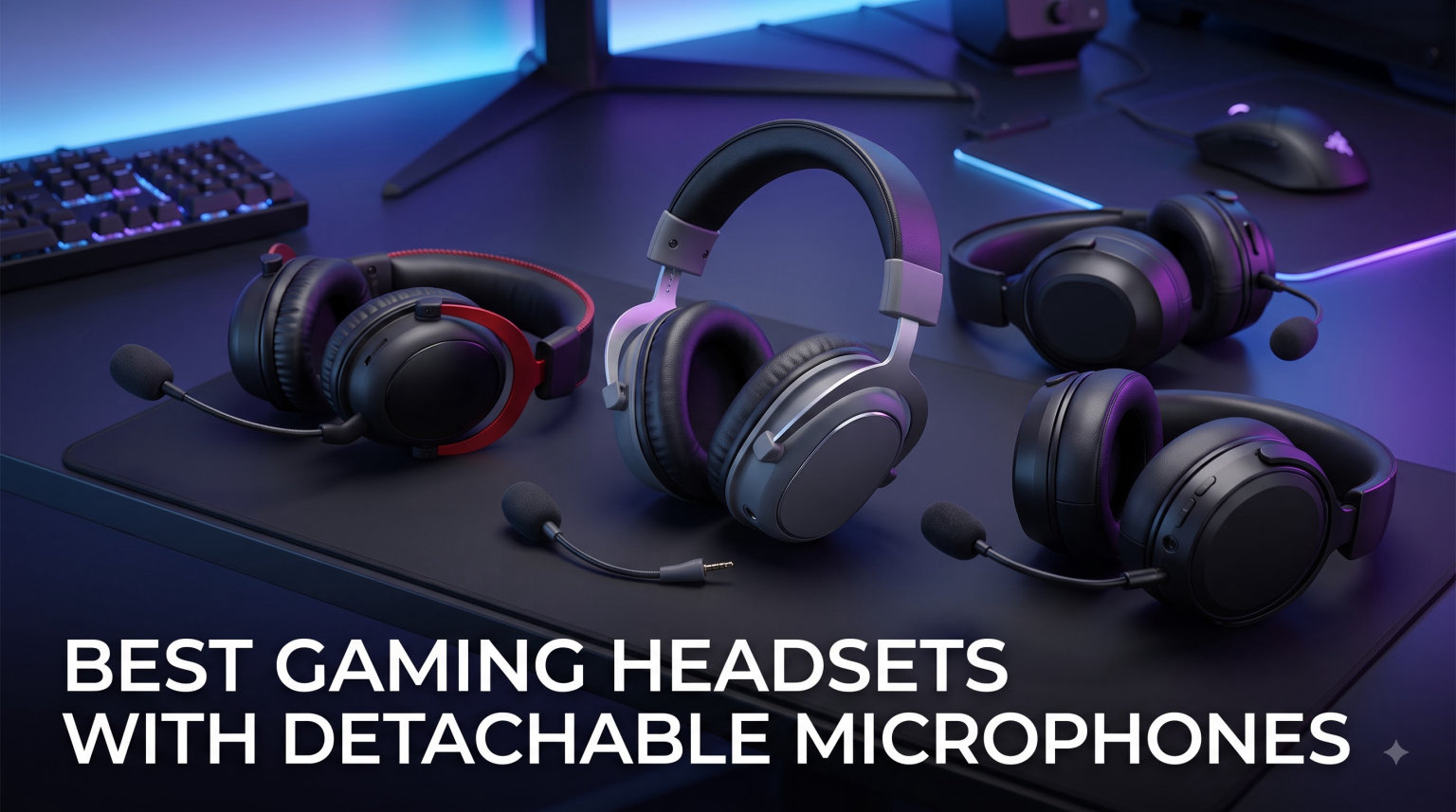 best gaming headsets with detachable microphones