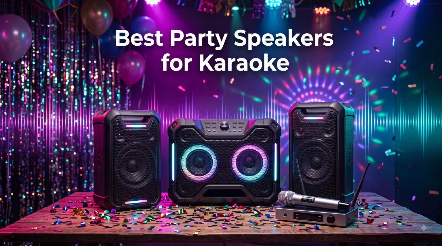 Best Party Speakers for Karaoke