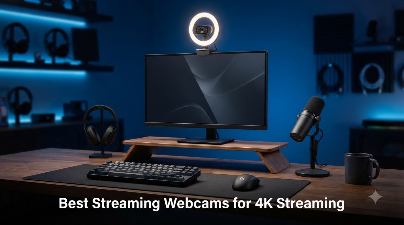 Best Streaming Webcams for 4K Streaming