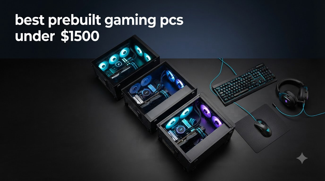best prebuilt gaming pcs under $1500