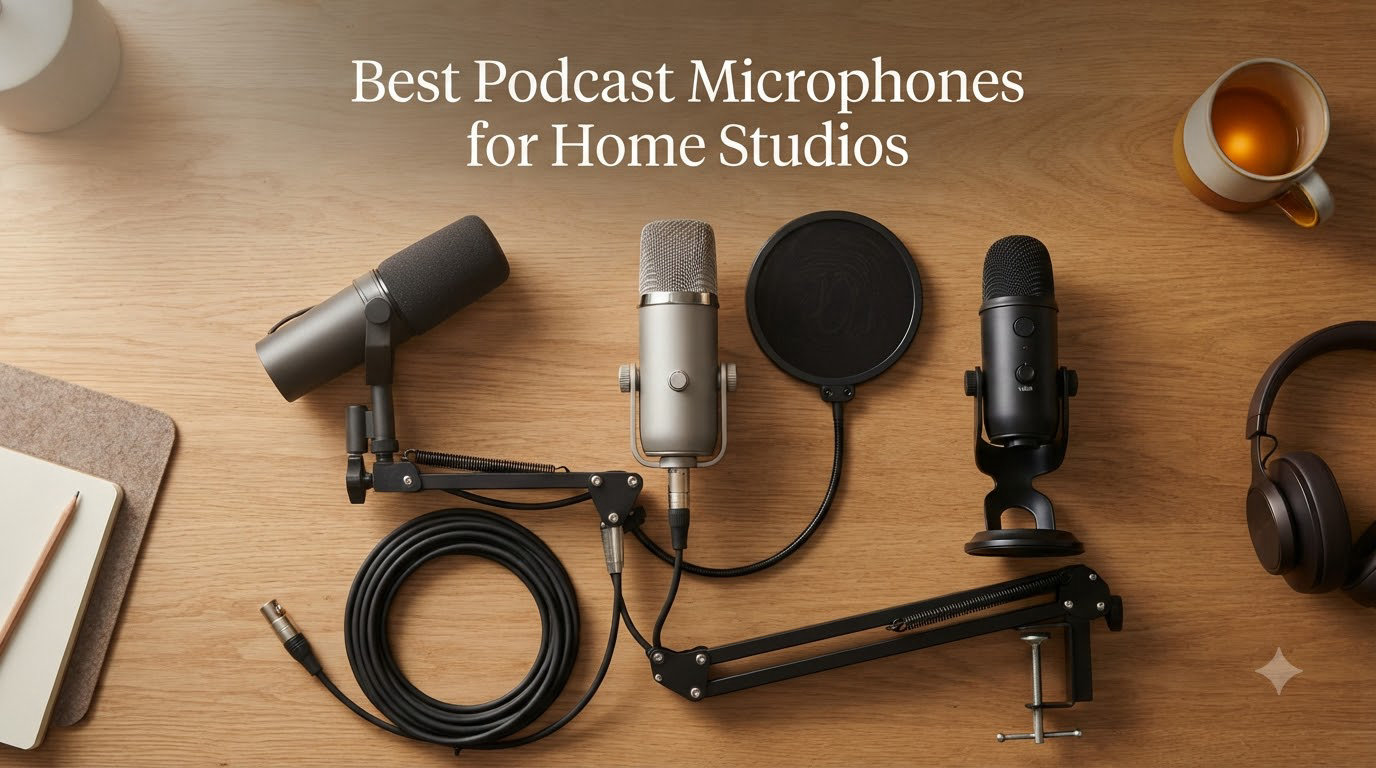 Best Podcast Microphones for Home Studios