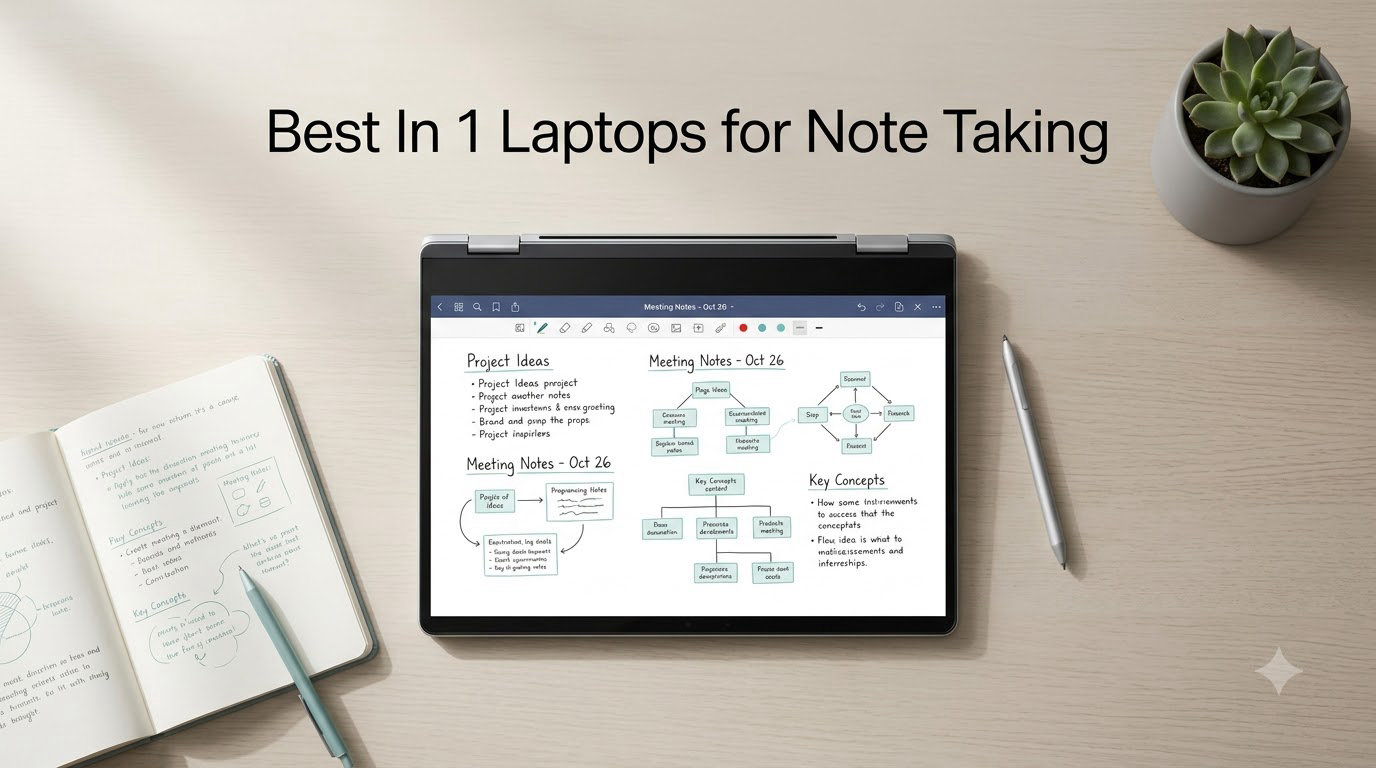 Best 2 In 1 Laptops for Note Taking