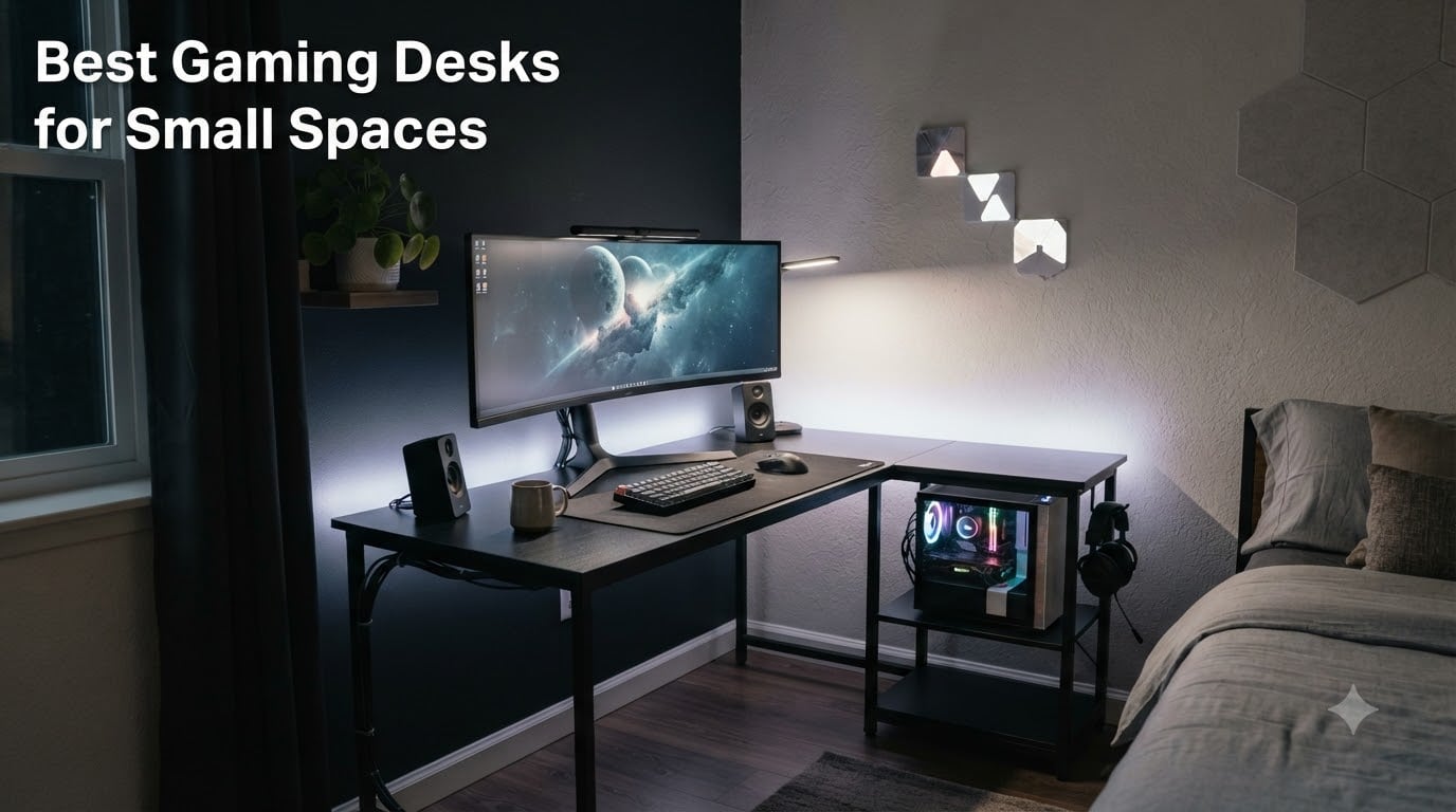 Best Gaming Desks for Small Spaces