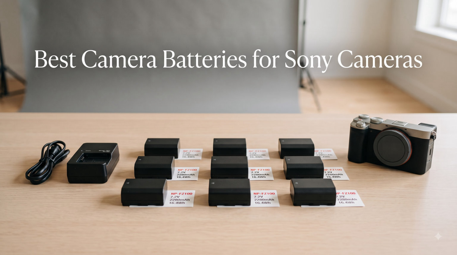 Best Camera Batteries for Sony Cameras