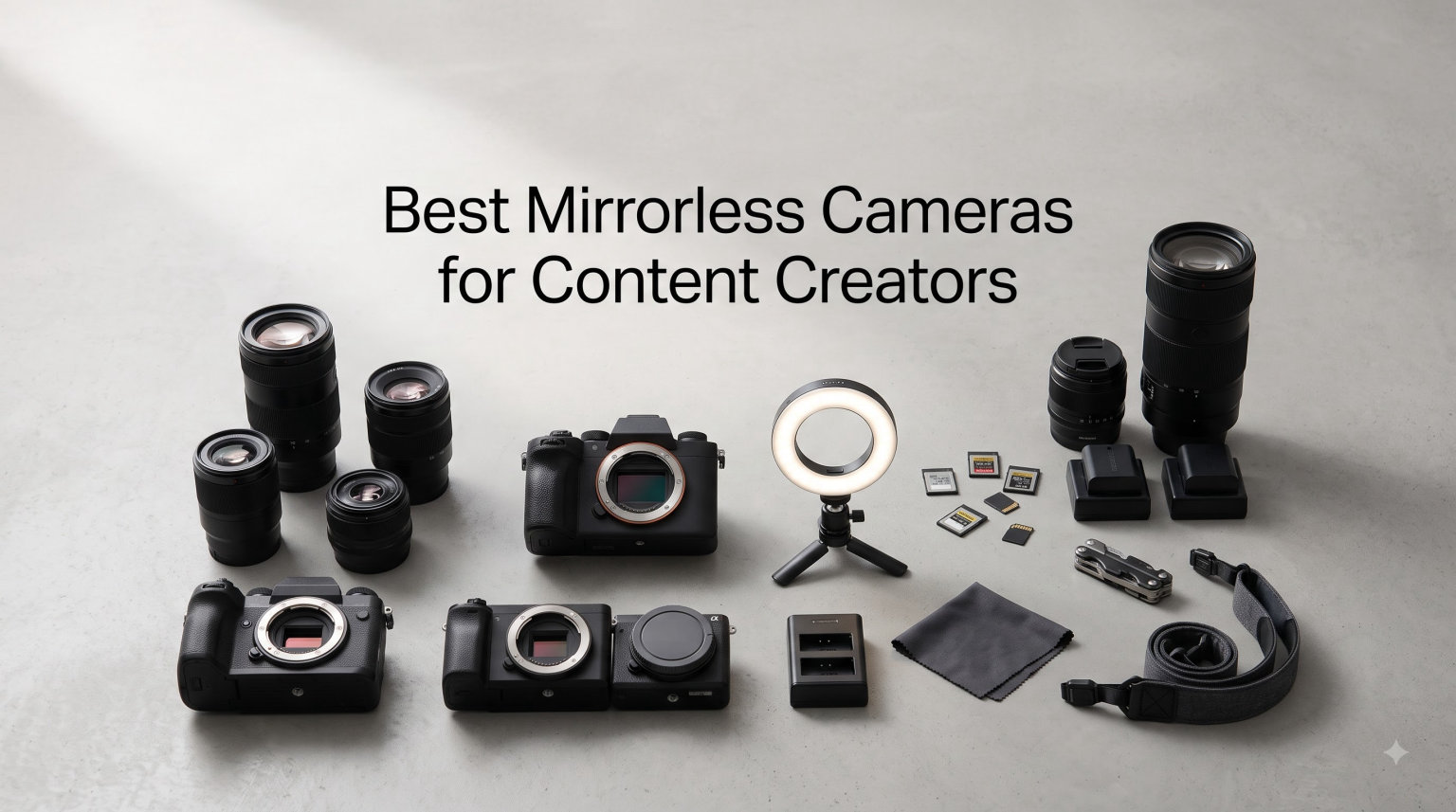 Best Mirrorless Cameras for Content Creators