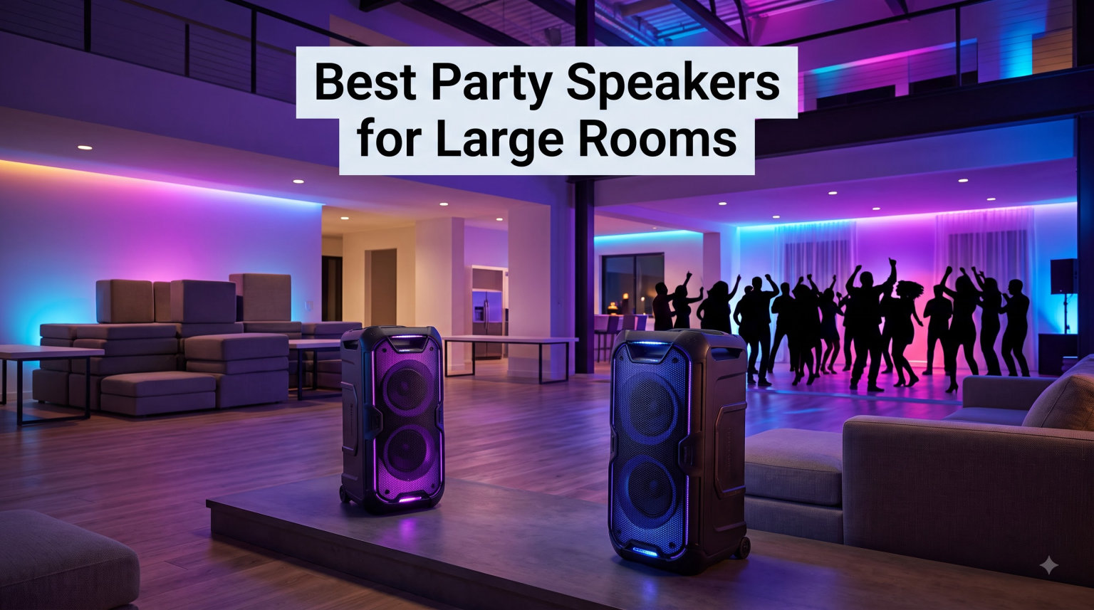Best Party Speakers for Large Rooms