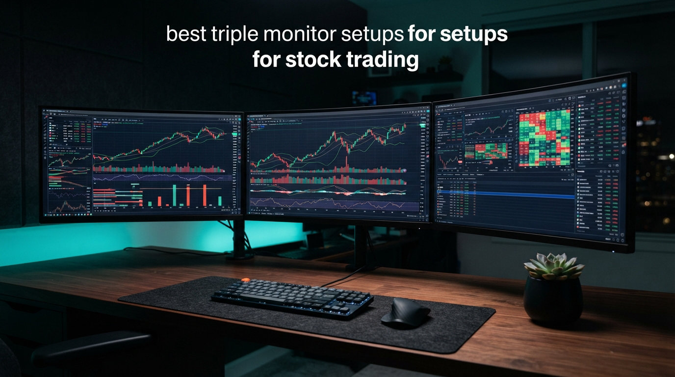 best triple monitor setups for stock trading