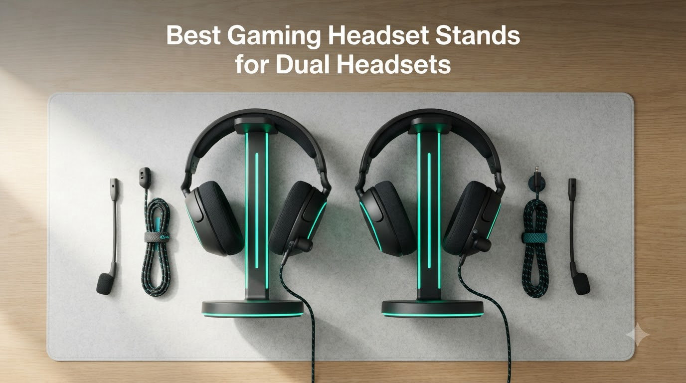Best Gaming Headset Stands for Dual Headsets