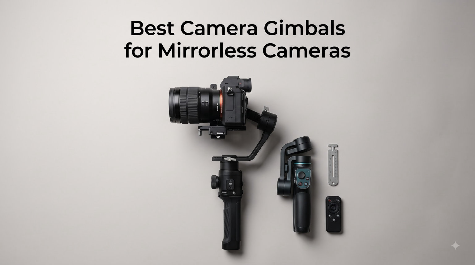 Best Camera Gimbals for Mirrorless Cameras