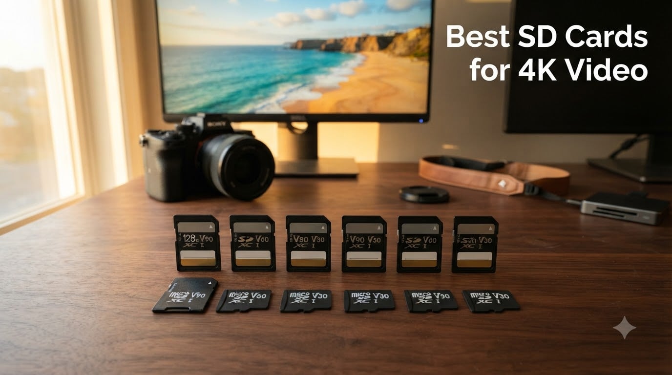 Best SD Cards for 4K Video
