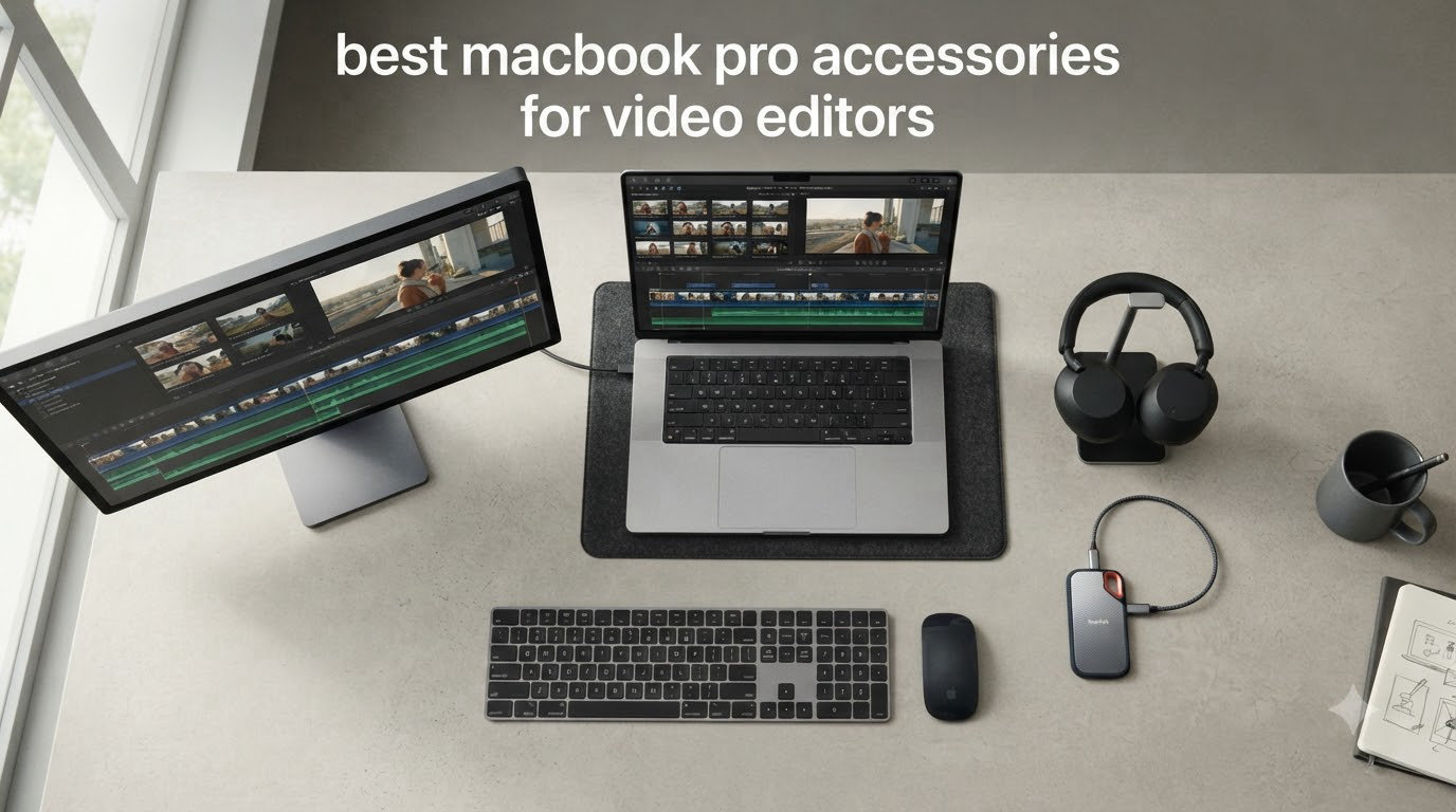 best macbook pro accessories for video editors