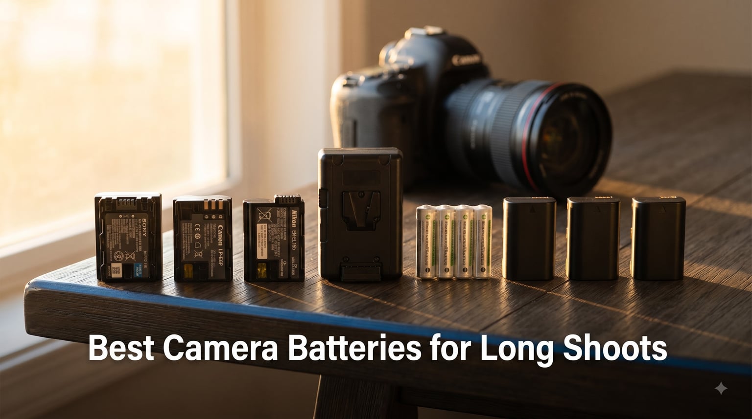 Best Camera Batteries for Long Shoots