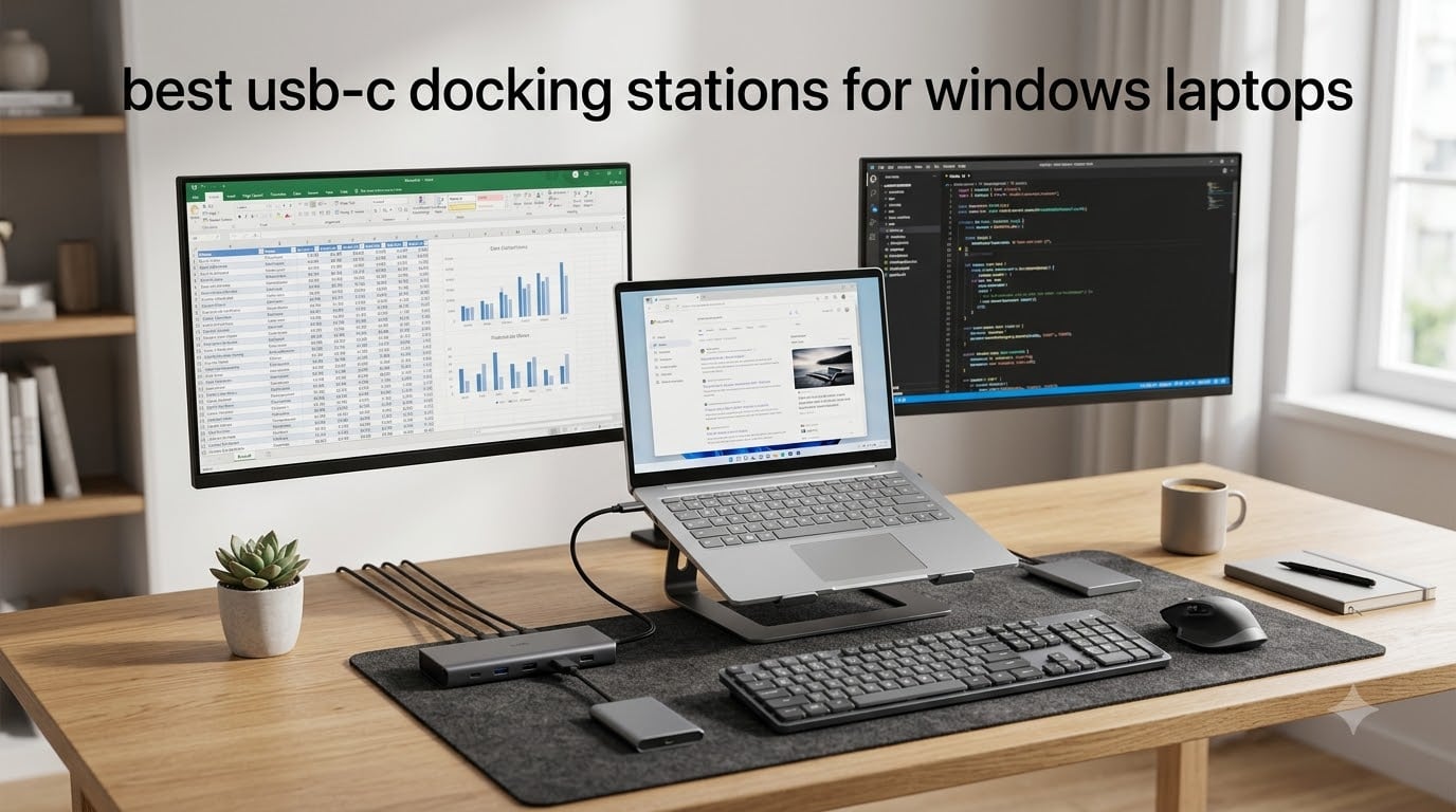 best usb-c docking stations for windows laptops