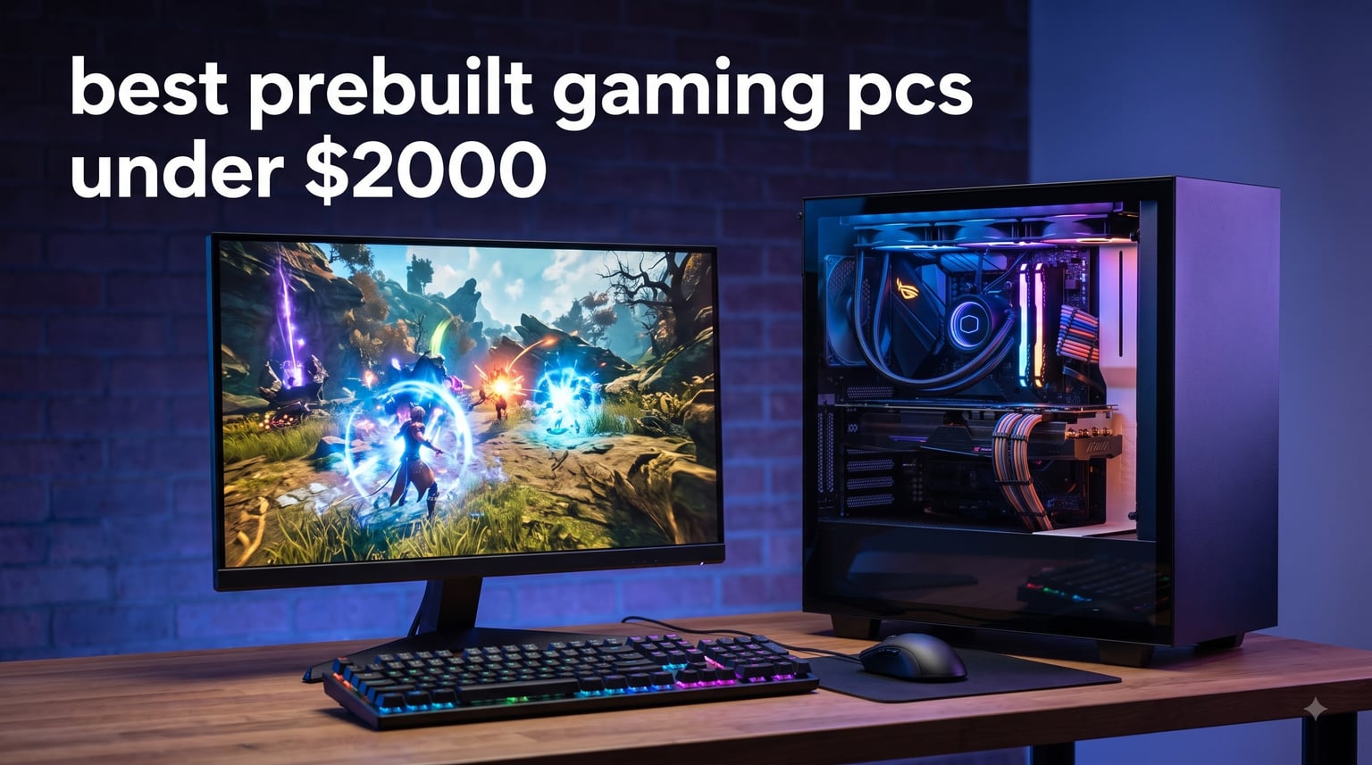 best prebuilt gaming pcs under $2000