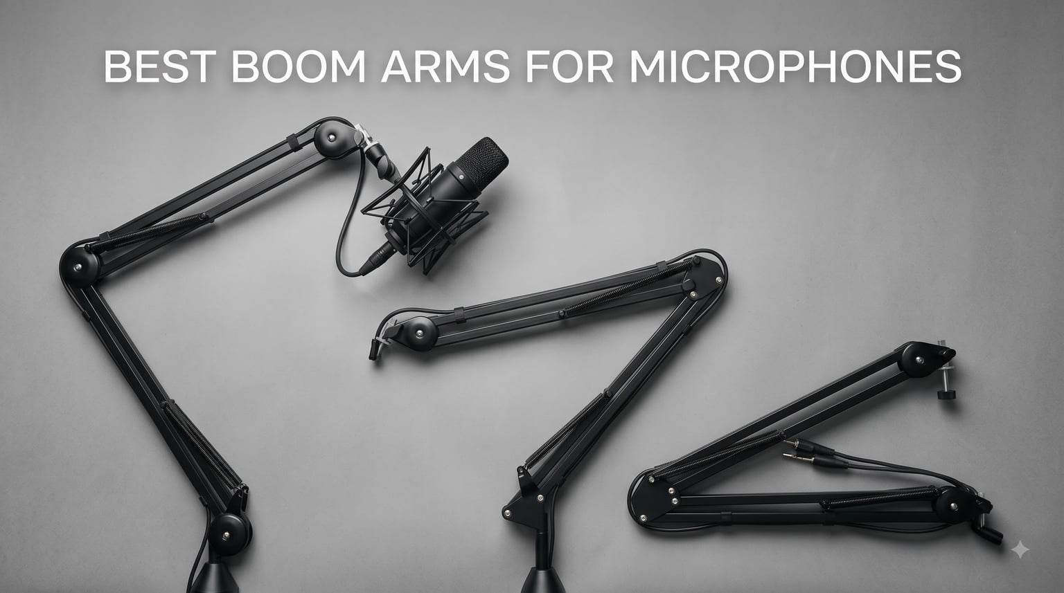 best boom arms for microphones