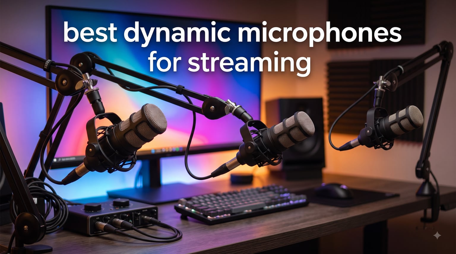 best dynamic microphones for streaming