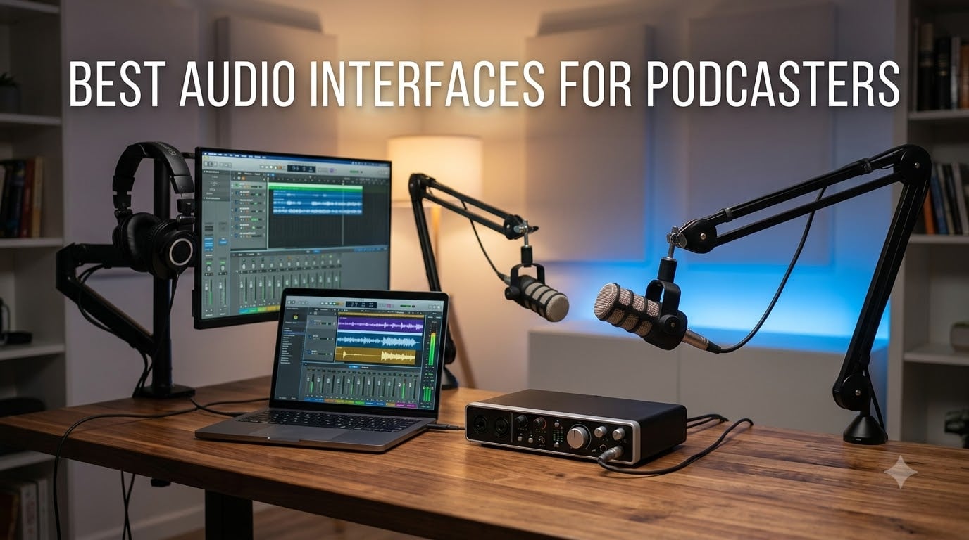 best audio interfaces for podcasters