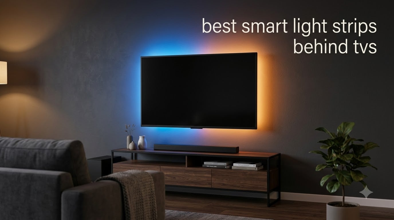 best smart light strips behind tvs