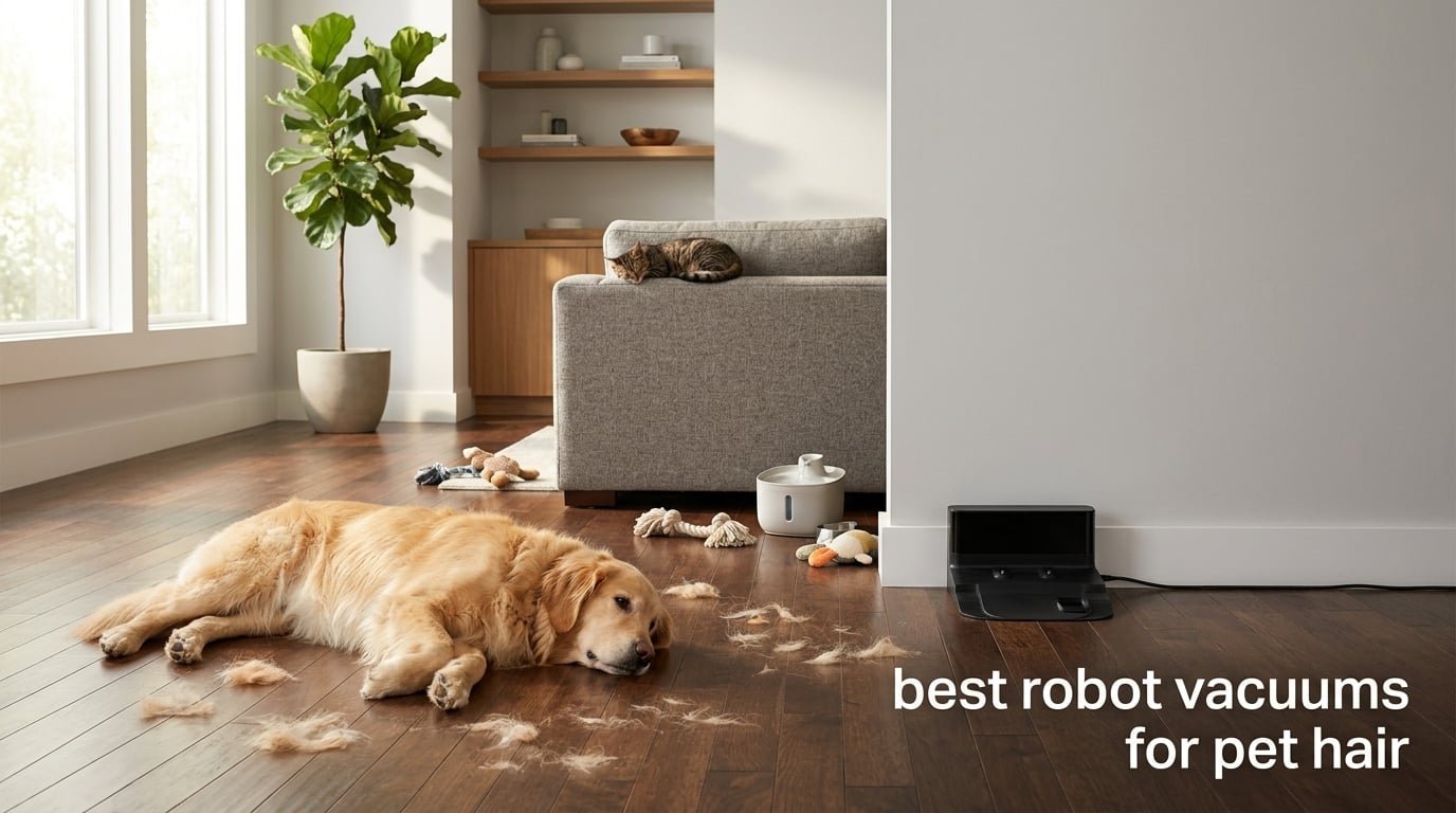 best robot vacuums for pet hair