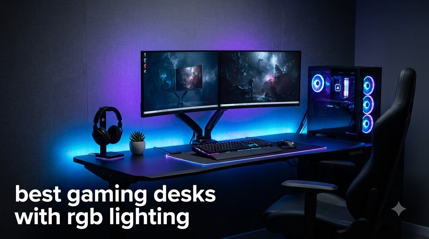 best gaming desks with rgb lighting