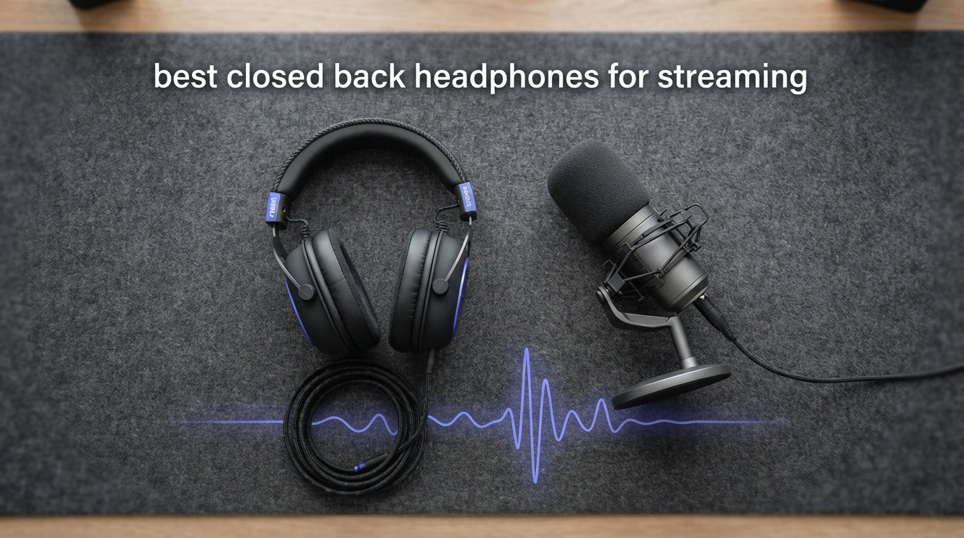 best closed back headphones for streaming