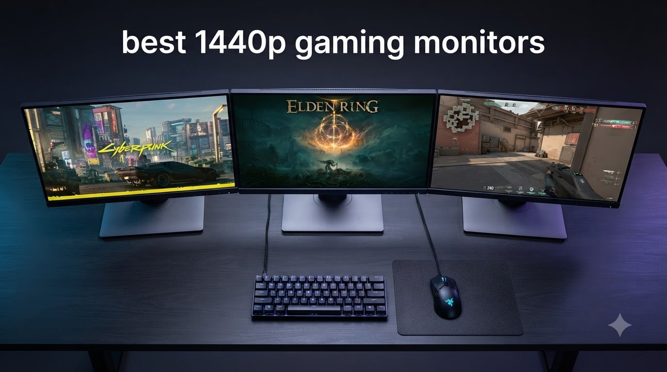 best 1440p gaming monitors
