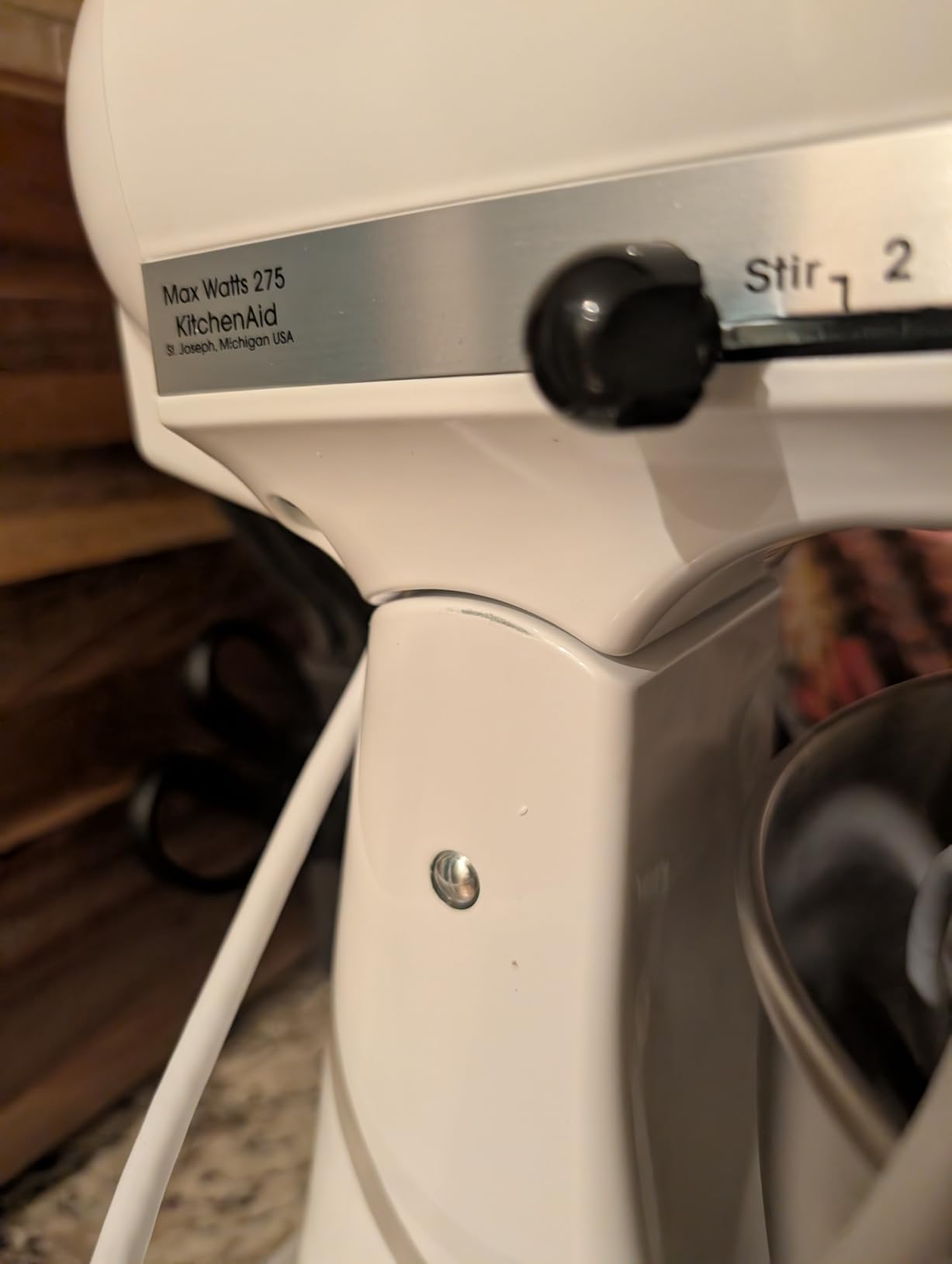 KitchenAid Classic Series 4.5 Quart Tilt-Head Stand Mixer K45SS, White customer photo 2