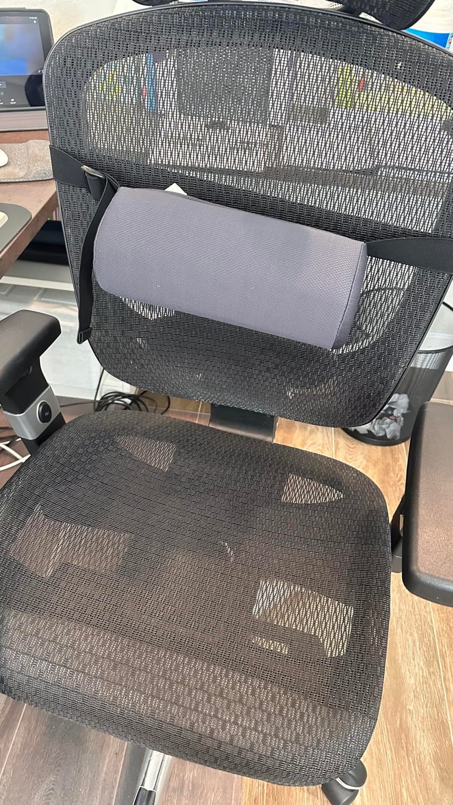 OPTP The Original McKenzie Lumbar Roll - Standard Density Low Back Support | Lumbar support for office chair & car seat back support cushion, the preferred lumbar pillow by physical therapists, USA made customer photo 1