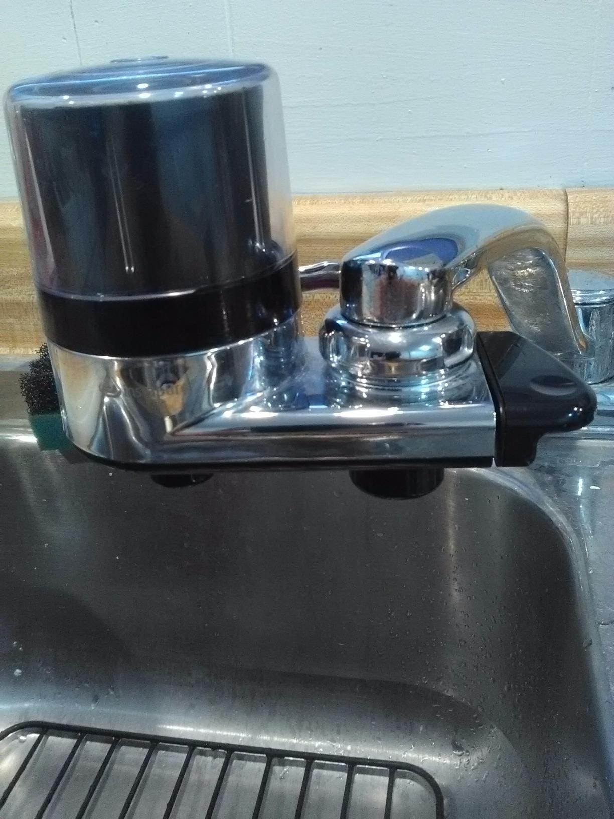 Instapure F2 Essentials Faucet Water Filter System, Chrome with Clear Cap customer photo 1