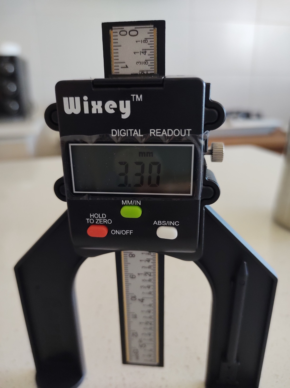 Wixey Mini Digital Height Gauge for Router Table & Table Saw Measuring Tool customer photo 1
