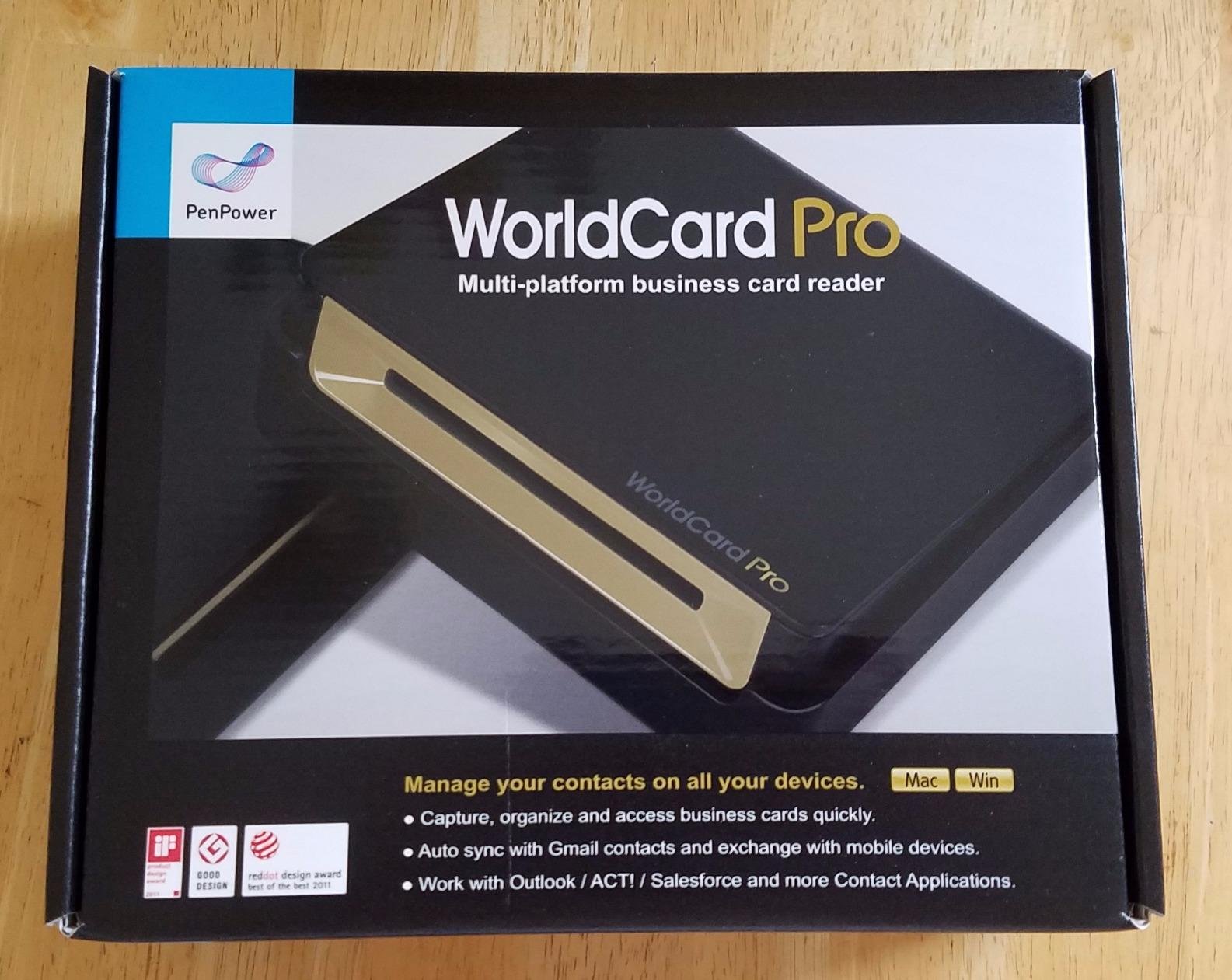 PenPower WorldCard Pro Business Card Scanner (Win/Mac) customer photo 1