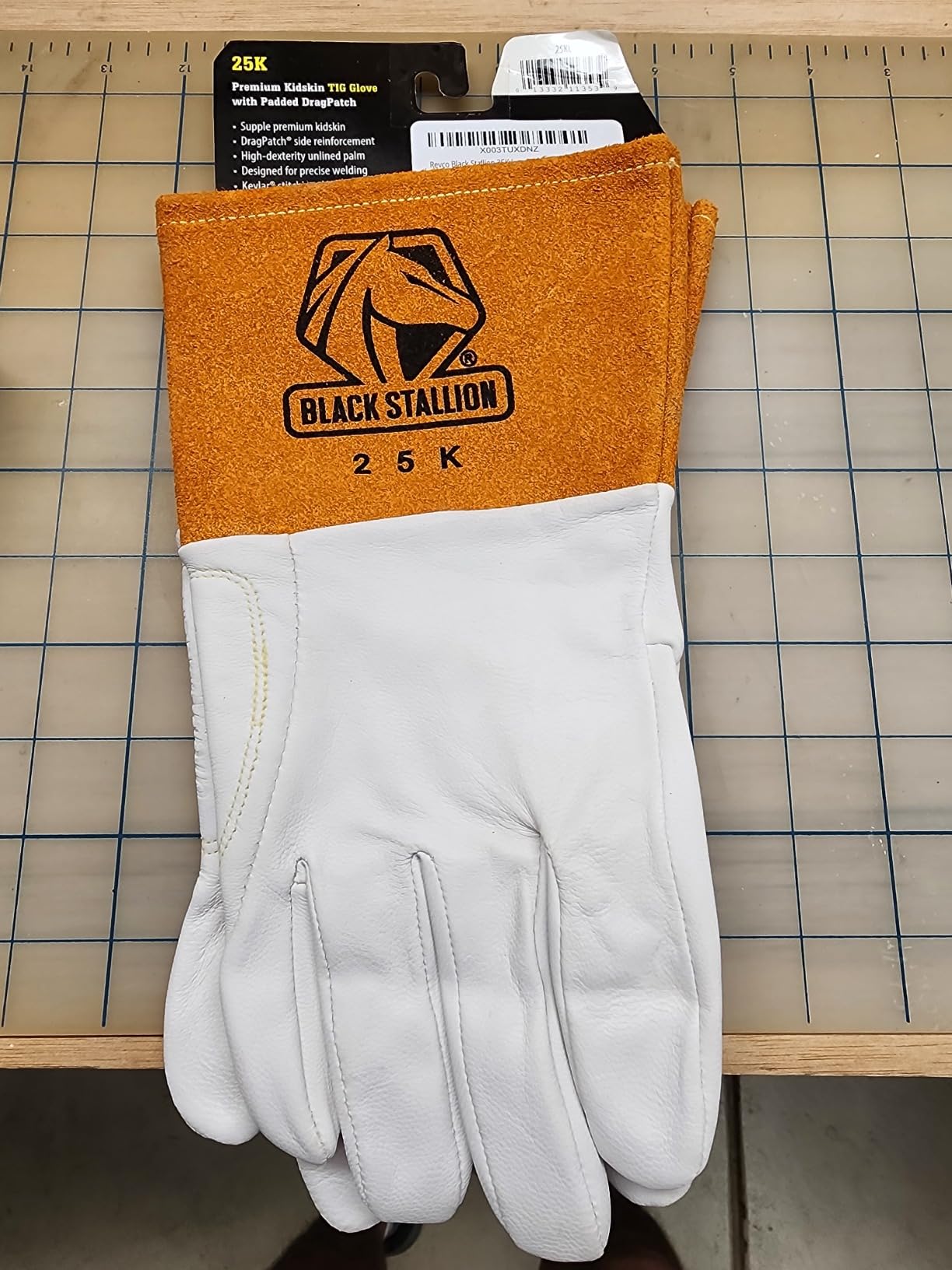 Black Stallion 25K Premium Grain Kidskin TIG Glove customer photo 1
