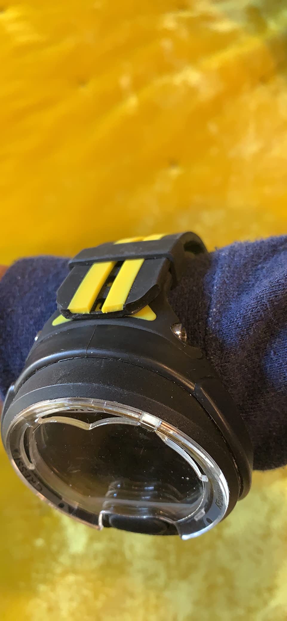 CRESSI Leonardo 2.0 Dive Watch, Scuba Dive Computer, Black/Yellow, G2 customer photo 2
