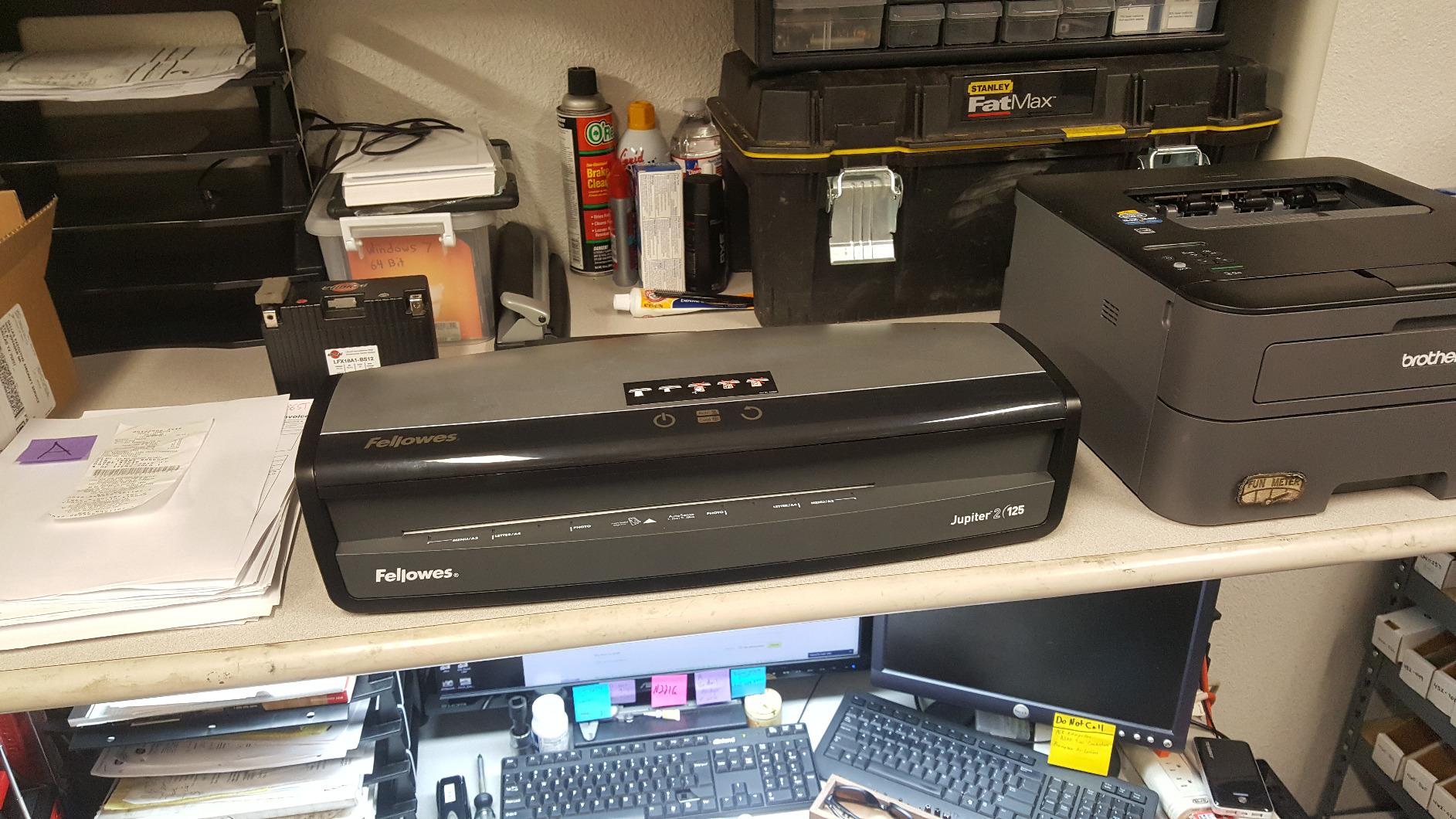 Fellowes Jupiter 2 125 Thermal Laminator w/AutoSense, Laminates 47
