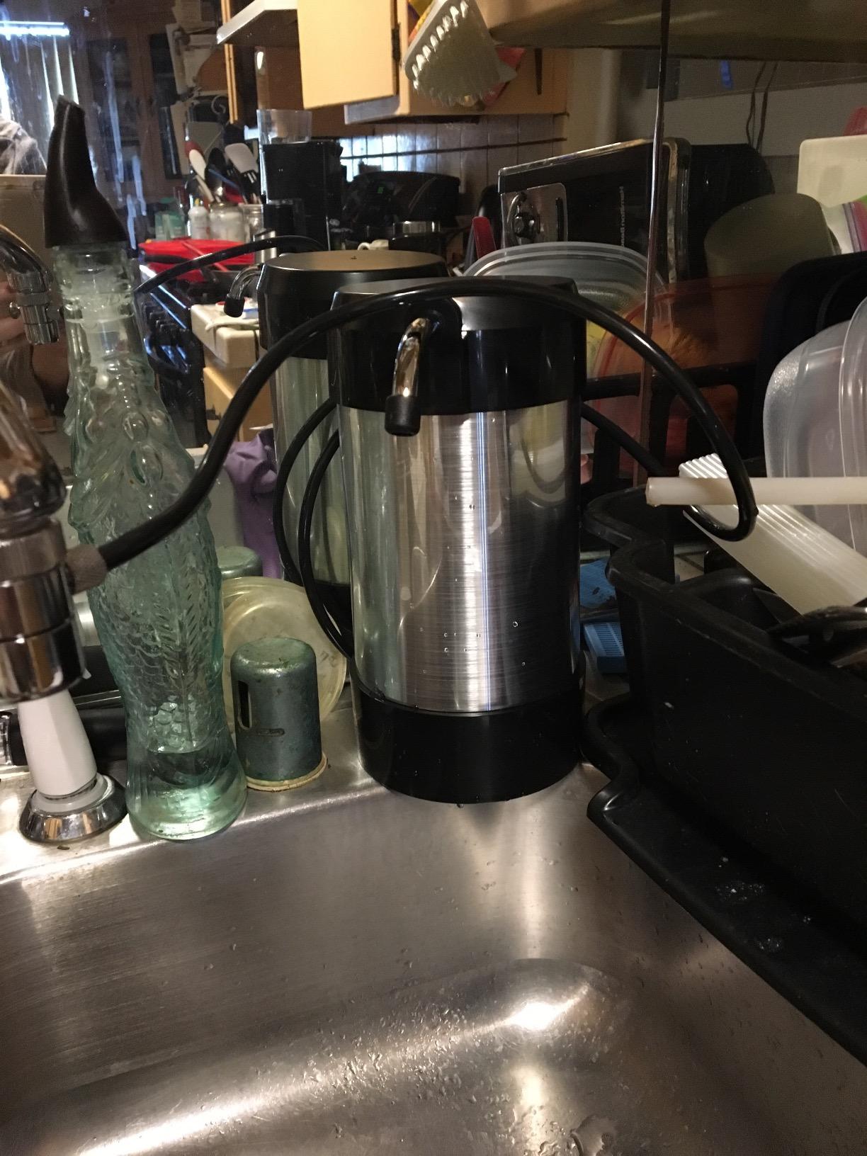 Countertop Water Filtration System | No Plumbing Faucet Adapter, Water Purifier | Instant countertop Water Filter | Water Filter Dispenser | Easily Fills Your Water Filter Pitcher customer photo 1