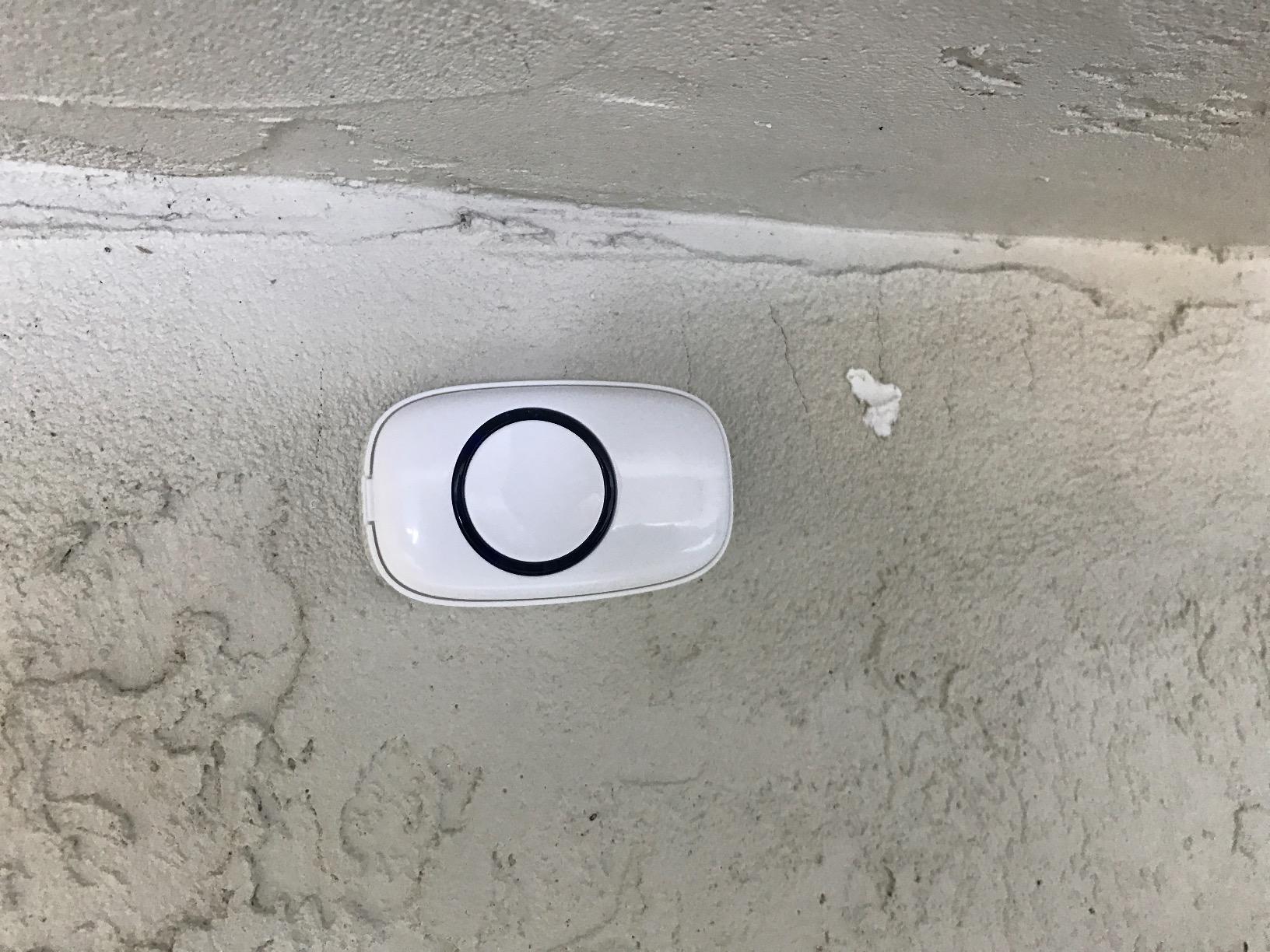SadoTech Wireless Doorbells for Home, Apartments, Businesses, Classrooms, etc. - 1 Door Bell Ringer & 2 Plug-In Chime Receiver, Battery Operated, Easy-to-Use, Wireless Doorbell w/LED Flash, White customer photo 2