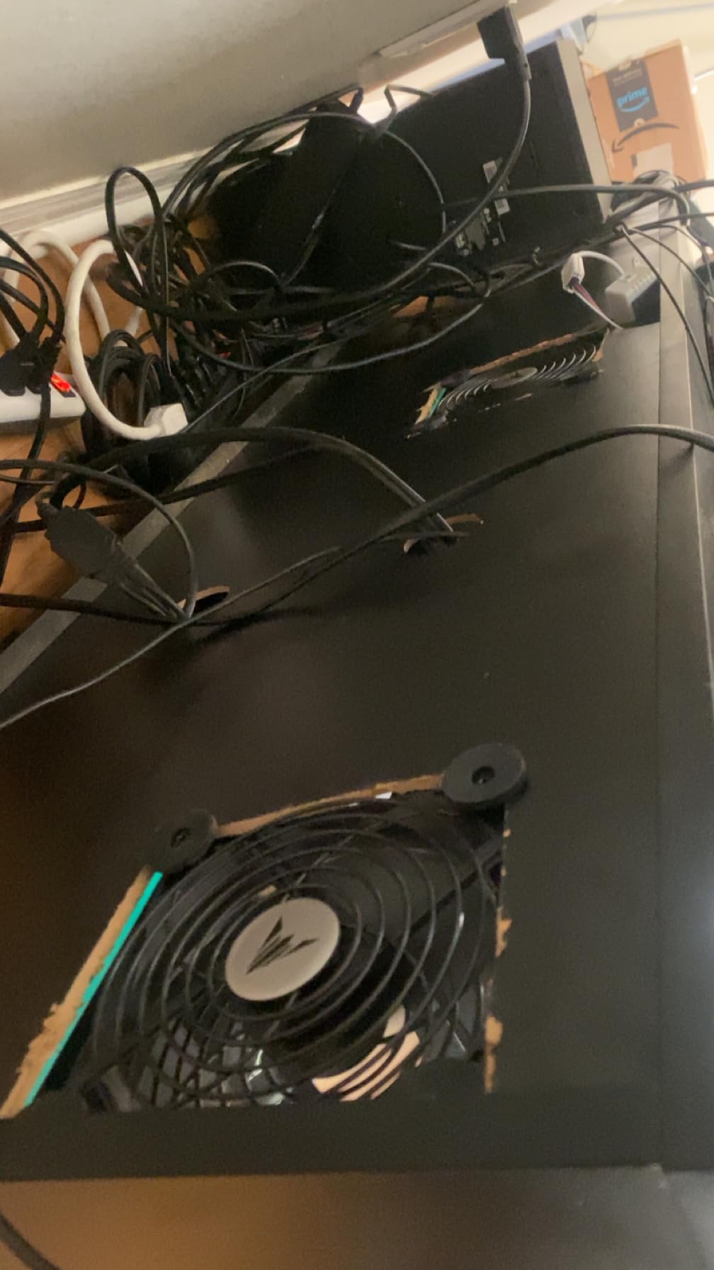 AC Infinity MULTIFAN S7, Quiet Dual 120mm USB Fan. customer photo 2