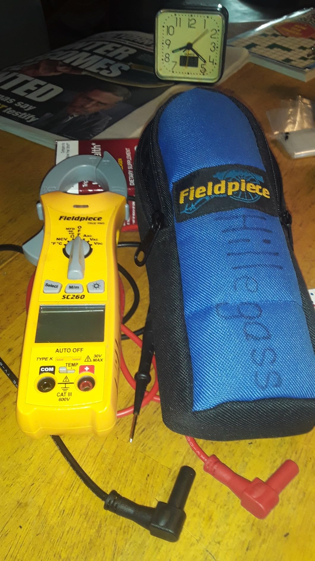 Fieldpiece Compact HVACR Clamp Multimeter SC260 – True RMS Clamp Meter with Temperature, Capacitance & Backlight customer photo 1
