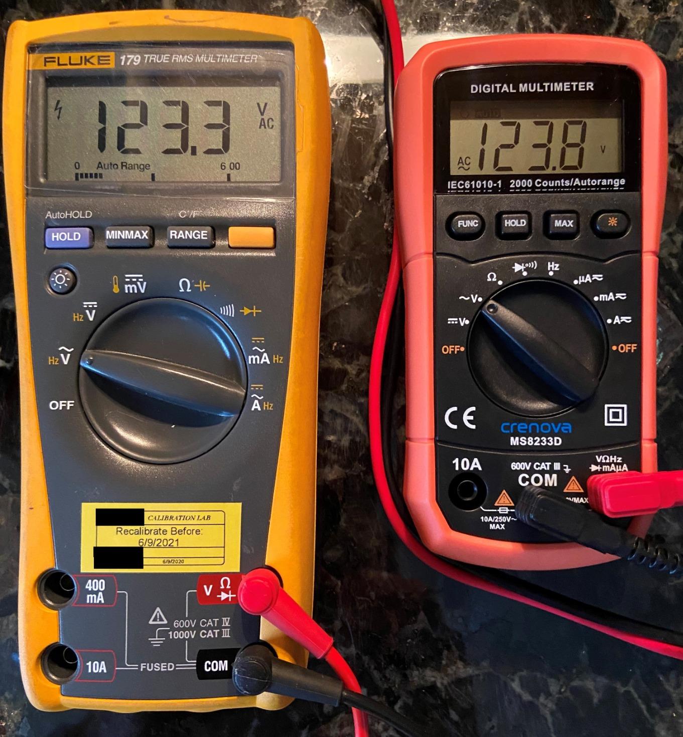Crenova MS8233D Multimeter TRMS 6000 Counts Auto-Ranging Live Wire NCV customer photo 1