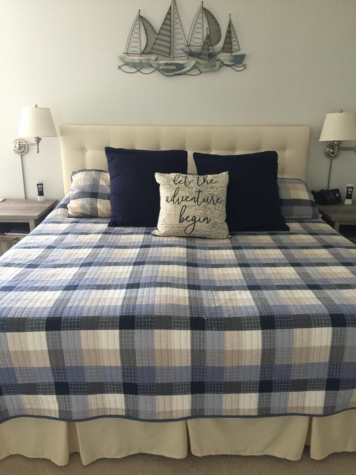 Modway Emily Tufted Button Linen Fabric Upholstered Queen Headboard in Beige customer photo 1