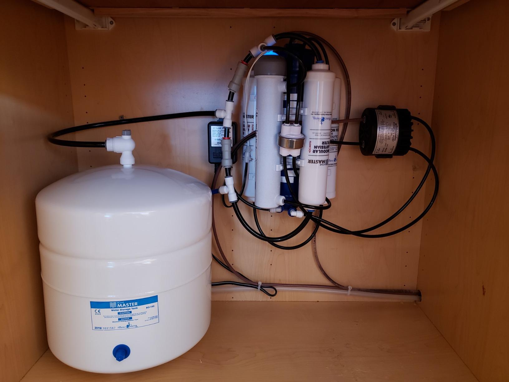 Home Master TMHP HydroPerfection Reverse Osmosis System, 9-stages, Patented 2-pass Alkaline Remineralization, Fast 4.5 Sec Fill Rate, 1:1 Waste Ratio, UV Sterilizer 99.9% EPA 97952AZ1, Iron Prefilter customer photo 2