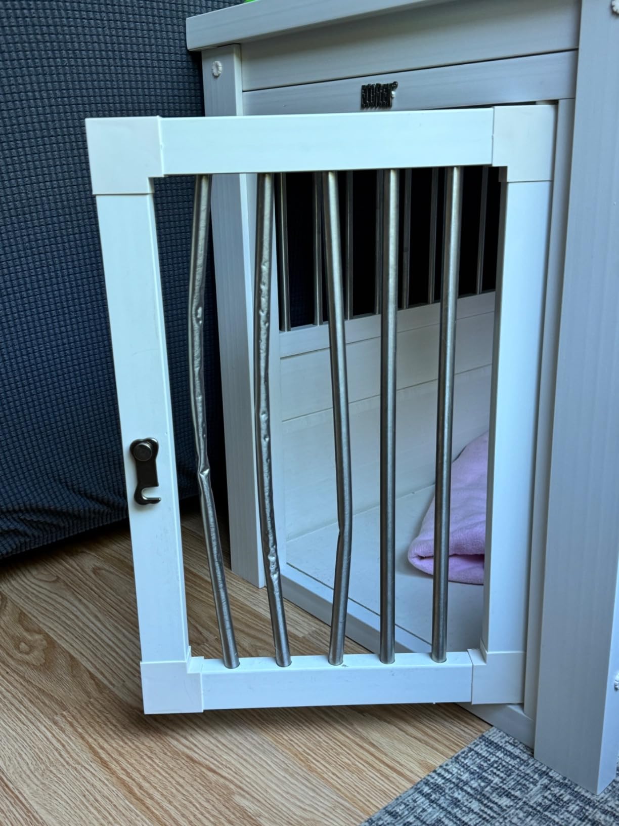 New Age Pet® ECOFLEX® Medium Furniture Style Dog Crate & End Table, Brown customer photo 2