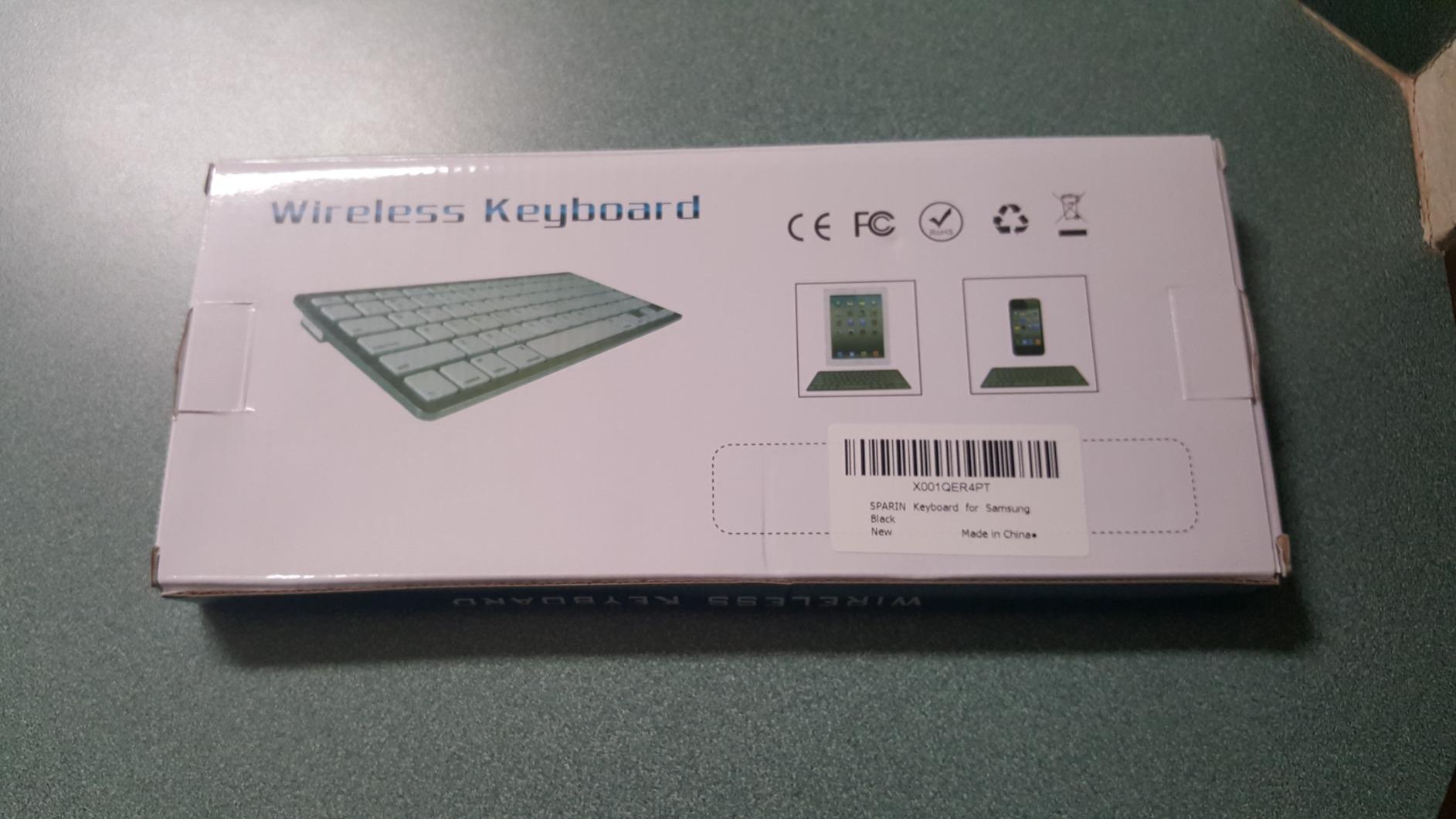 SPARIN Bluetooth Keyboard for Galaxy Tab A11 Plus/A9 Plus/S11/S10 FE/S10+ | Wireless Keyboard for Android Tablet, Samsung/Windows/PC/Phone, Lightweight, Ultra-Slim customer photo 1