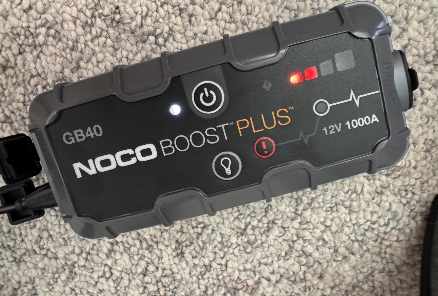 NOCO Boost GB40 12V 1000A UltraSafe Portable Lithium Jump Starter customer photo 1