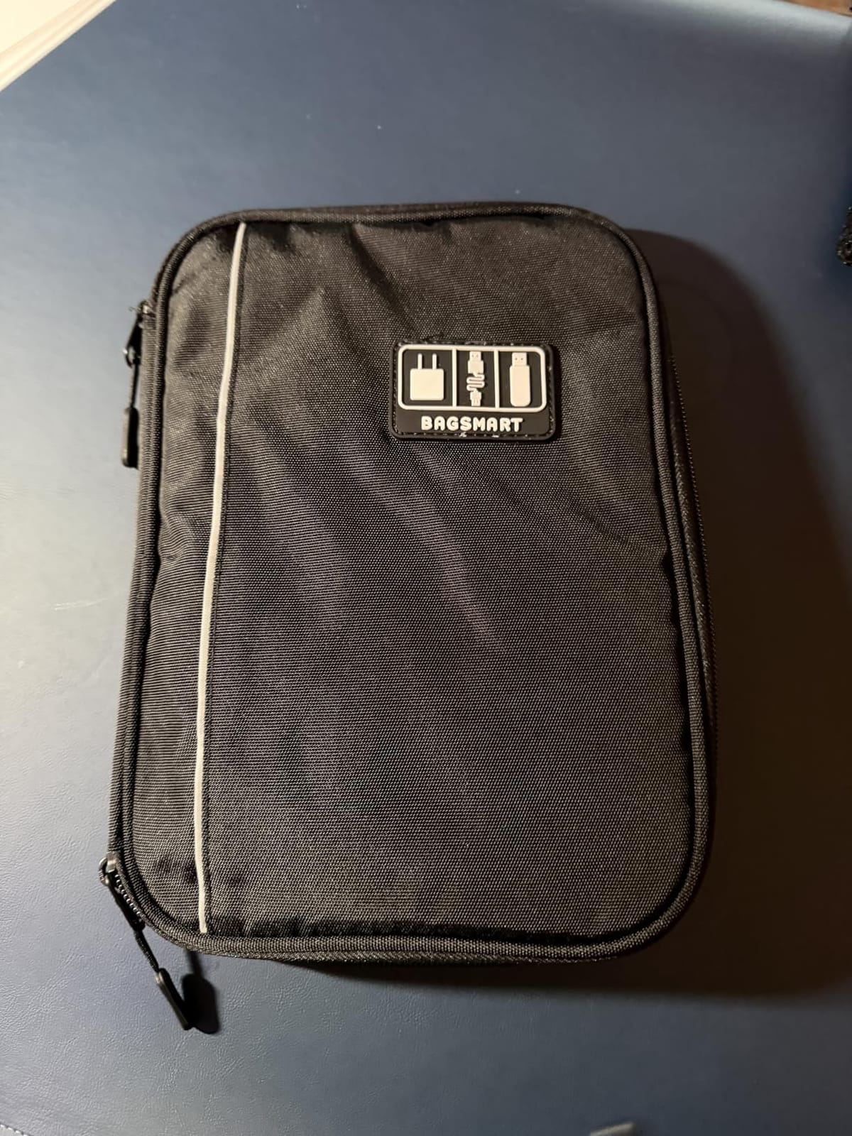 BAGSMART Large Electronic Organizer Travel Case for Tech Accessories, Black customer photo 2